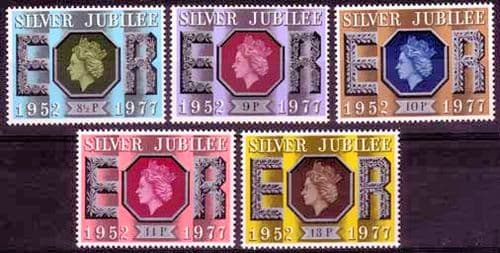 Great Britain 1977 Royal Silver Jubilee Set Fine Mint
