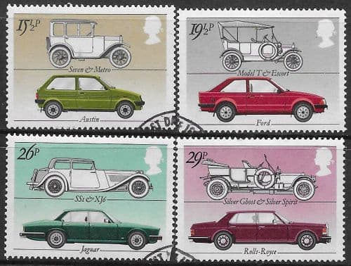 Great Britain 1982 British Motor Industry Set Fine Used