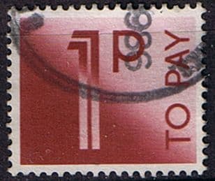 Great Britain 1982 Post Due SG D 90 Fine Used