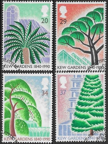 Great Britain 1990 Anniversary of Kew Gardens Set Fine Used