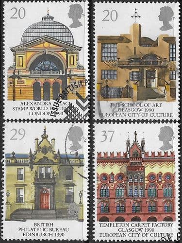 Great Britain 1990 European City of Culture Set Fine Used