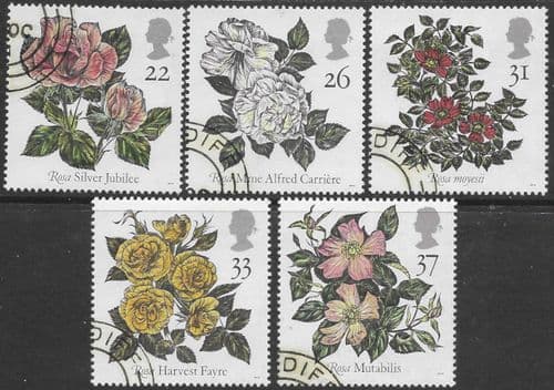 Great Britain 1991 Congress of Roses Set Fine Used