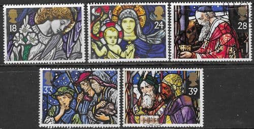 Great Britain 1992 Christmas Set Fine Used