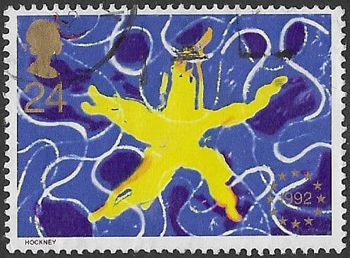 Great Britain 1992 European Star SG 1633 Fine Used