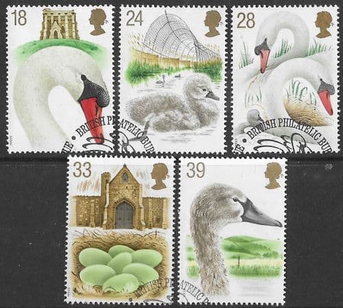 Great Britain 1993 Anniversary of Abbotsbury Swannery Set Fine Used