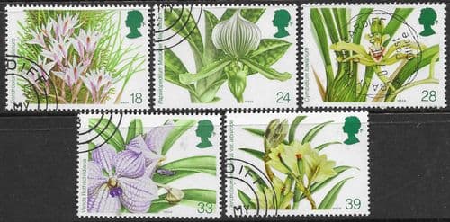 Great Britain 1993 Orchid Conference Set Fine Used