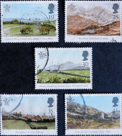 Great Britain 1994 25th Anniversary of Investiture of the Prince of Wales Set Fine Used