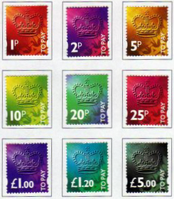 Great Britain 1994 Postage Due Set Fine Mint