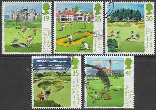 Great Britain 1994 Scottish Golf Courses Set Fine Used