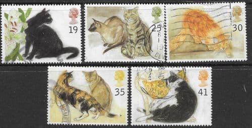 Great Britain 1995 Cats Set Fine Used