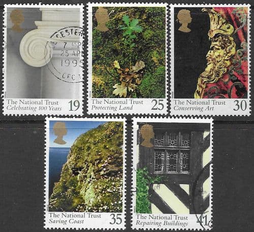 Great Britain 1995 Centenary of The National Trust Set Fine Used