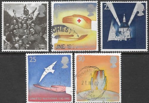 Great Britain 1995 Peace and Freedom Set Fine Used