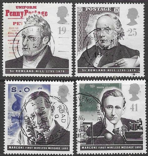 Great Britain 1995 Pioneers of Communications Set Fine Used