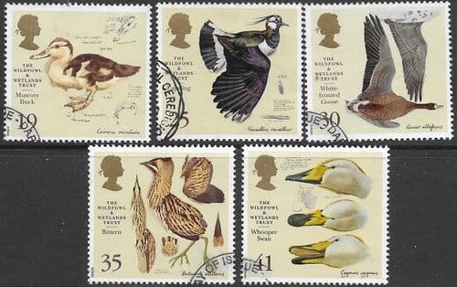 Great Britain 1996 Anniversary of the Wildfowl and Wetlands Trust Set Fine Used