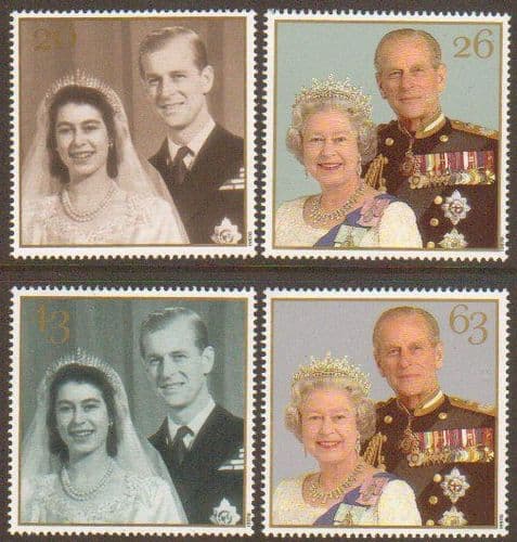 Great Britain 1997 Royal Golden Wedding Set Fine Mint
