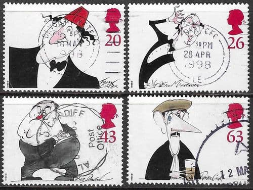 Great Britain 1998 Comedians Set Fine Used