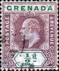 Grenada 1902 King Edward VII Head SG 57 Fine Used