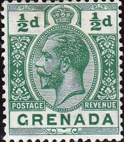 Grenada 1913 King George V Head SG 89 Fine Mint