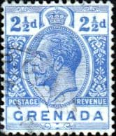 Grenada 1913 King George V Head SG 95 Fine Used