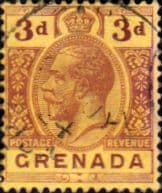 Grenada 1913 King George V Head SG 96a Fine Used