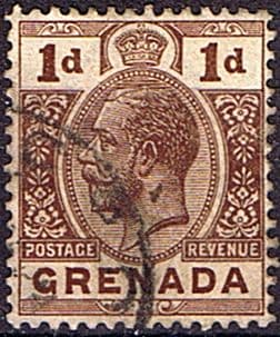 Grenada 1921 King George V Head SG 114 Fine Used