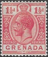 Grenada 1921 King George V Head SG 115 Fine Mint