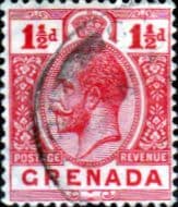 Grenada 1921 King George V Head SG 115 Fine Used