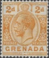 Grenada 1921 King George V Head SG 116 Fine Mint