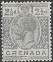 Grenada 1921 King George V Head SG 118 Fine Mint8