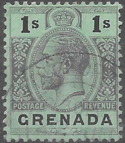 Grenada 1921 King George V Head SG 129 Fine Used