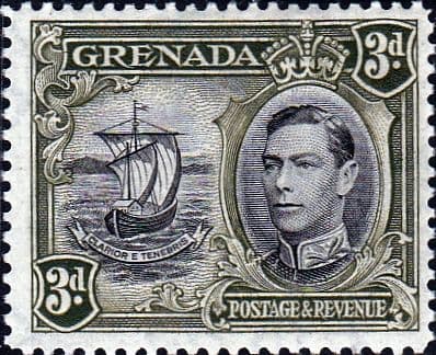 Grenada 1938 King George VI SG 158ab Fine Mint