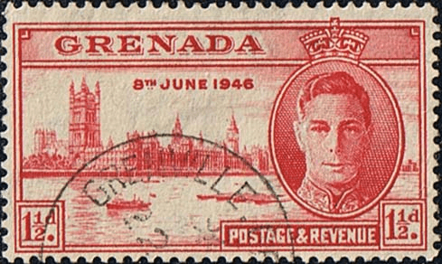 Grenada 1946 King George VI Victory SG 164 Fine Used