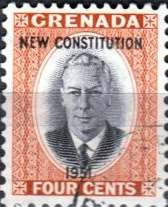 Grenada 1951 New Constitution SG 188 Fine Used