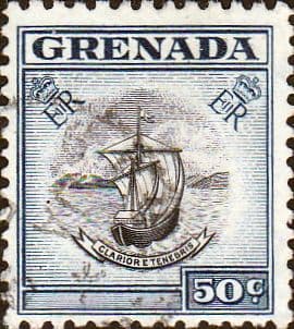 Grenada 1953 Badge of the Colony SG 202 Fine Used