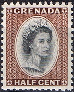Grenada 1953 Queen Elizabeth Head SG 192 Fine Mint