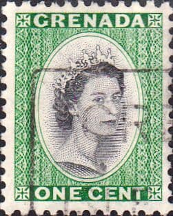 Grenada 1953 Queen Elizabeth Head SG 193 Fine Used