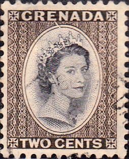 Grenada 1953 Queen Elizabeth Head SG 194 Fine Used
