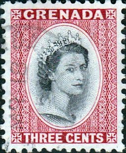 Grenada 1953 Queen Elizabeth Head SG 195 Fine Used