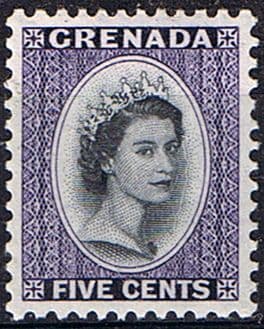 Grenada 1953 Queen Elizabeth Head SG 197 Fine Mint