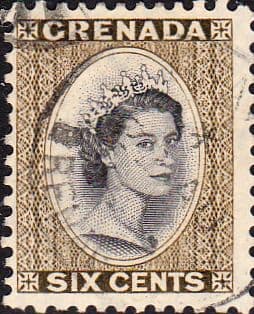 Grenada 1953 Queen Elizabeth Head SG 198 Fine Used
