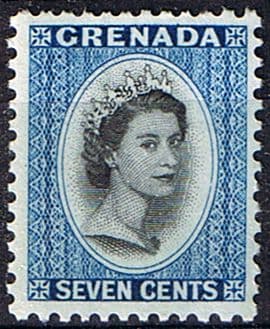 Grenada 1953 Queen Elizabeth Head SG 199 Fine Mint