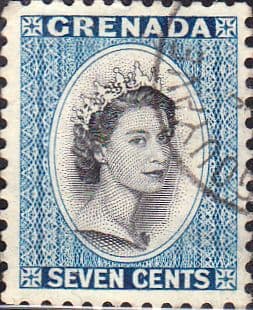 Grenada 1953 Queen Elizabeth Head SG 199 Fine Used