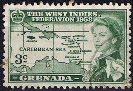 Grenada 1958 B W I Federation SG 205 Fine Used