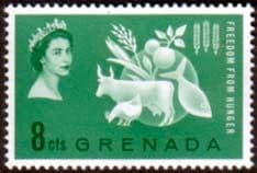 Grenada 1963 Freedom From Hunger Fine Mint