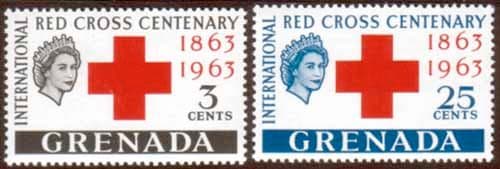 Grenada 1963 Red Cross Centenary Set Fine Mint