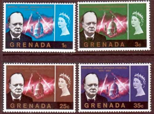 Grenada 1966 Churchill Set Fine Mint