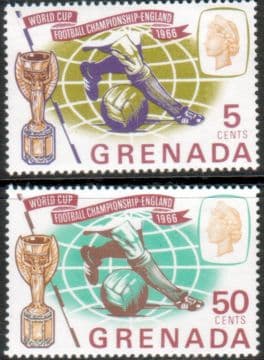 Grenada 1966 Football World Cup Set Fine Mint
