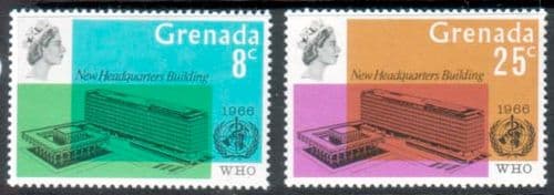 Grenada 1966 World Health Organisation Set Fine Mint