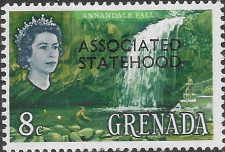 Grenada 1967 Associated Statehood Overprint SG 267 Fine Mint
