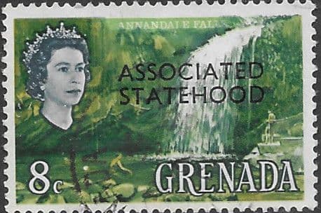Grenada 1967 Associated Statehood Overprint SG 267 Fine Used